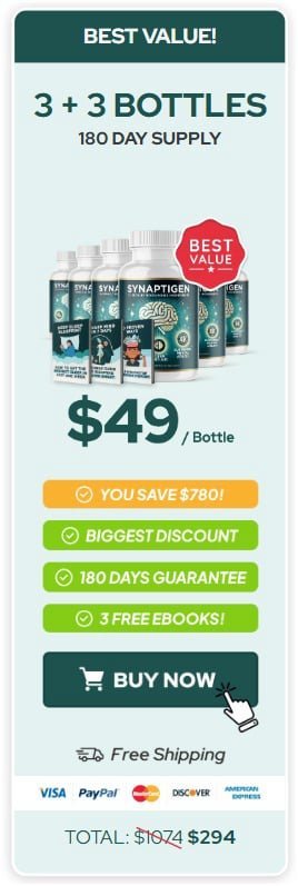 Synaptigen  180-Day Supply – Order Now